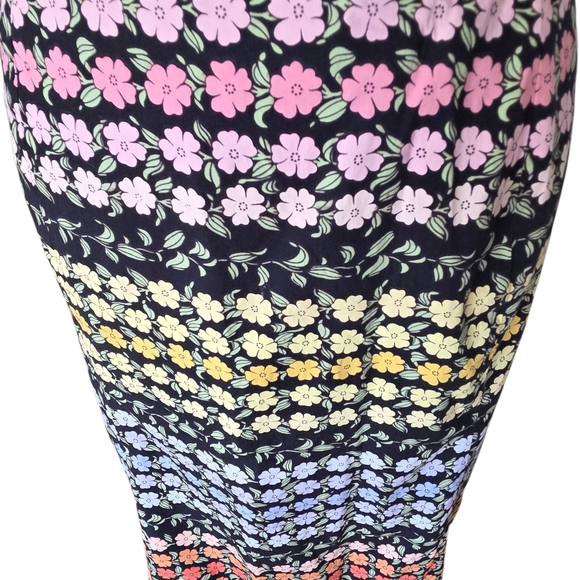 Harolds Fully Lined Floral Patterned Multi Colored Women's Skirt Size 12 - Picture 4 of 8